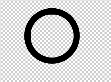 删除正圆做成一个圆环