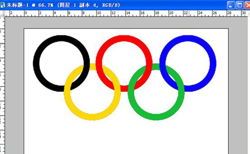 奥运五环最终效果图
