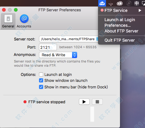 ftp server mac版