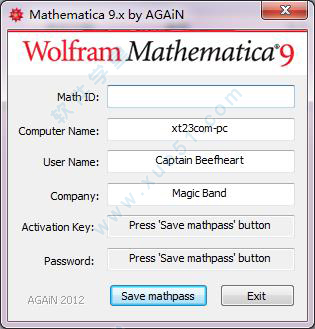 mathematica9注册机