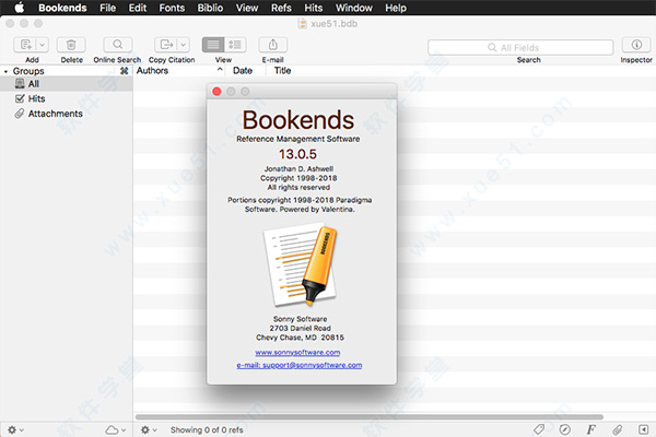 bookends for mac