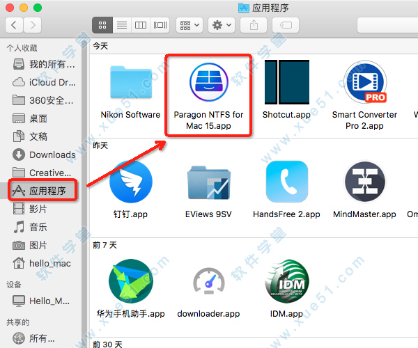 6.运行【Paragon NTFS for Mac 15.app】