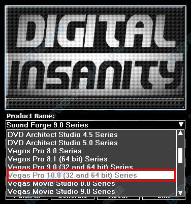 Sony vegas pro 10注册机