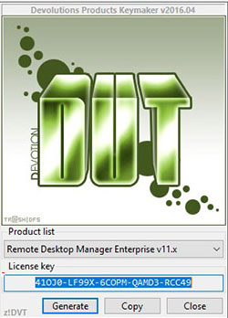 Remote Desktop Manager 14注册机