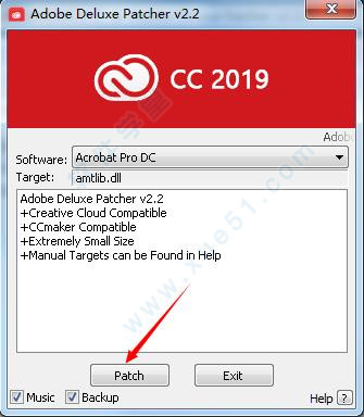 Adobe CC 2019通用破解授权补丁 Deluxe Patcher