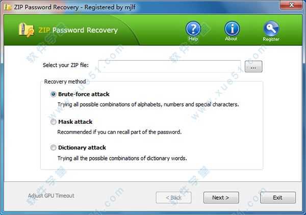 zip密码破解软件(zip password recovery)破解版