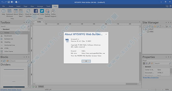 WYSIWYG Web Builder 15.4.2破解版