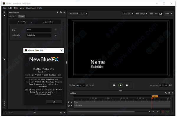 NewBlueFX Titler Pro破解版