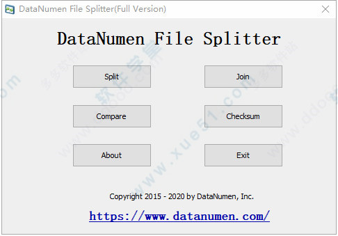 DataNumen File Splitter破解版