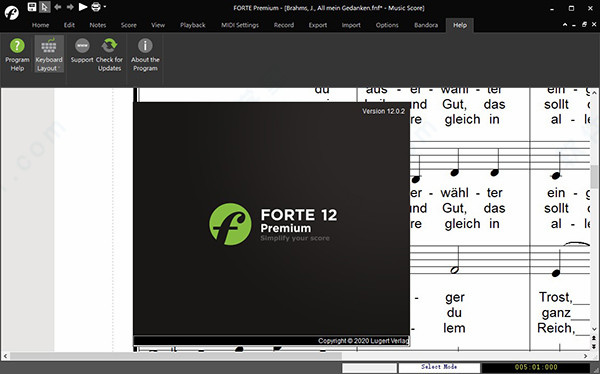 Forte Notation FORTE 12破解版