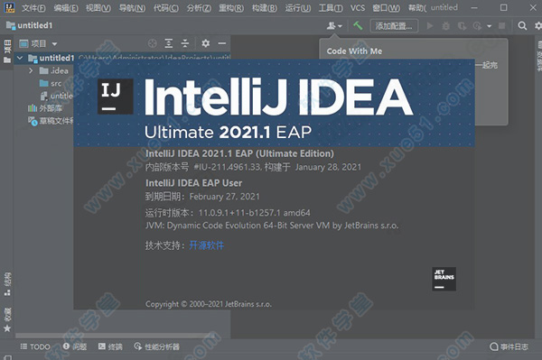 IntelliJ IDEA Ultimate 2021中文破解版