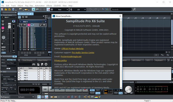 Samplitude Pro x6