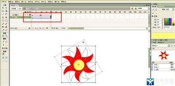 用Flash制作极光文字特效动画教程