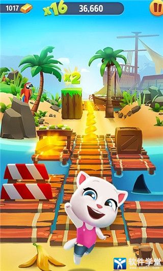 汤姆猫跑酷比赛攻略