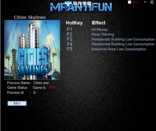 城市天际线修改器