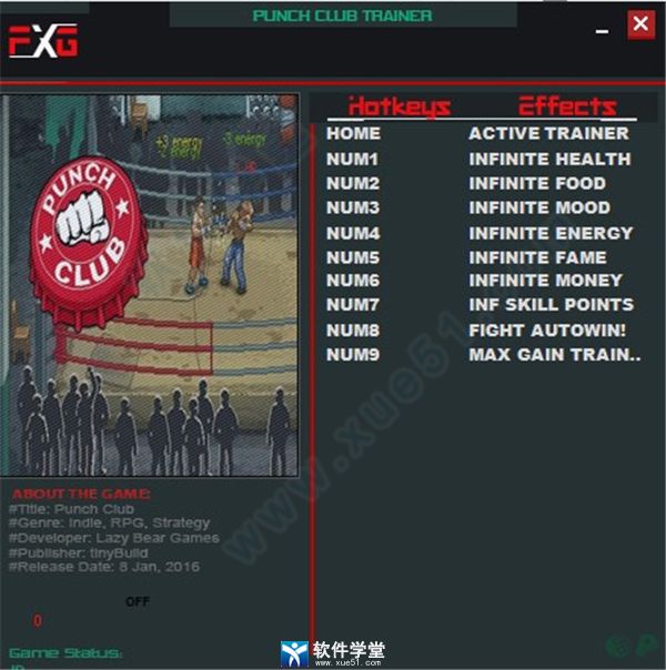 拳击俱乐部修改器1.32FutureX版