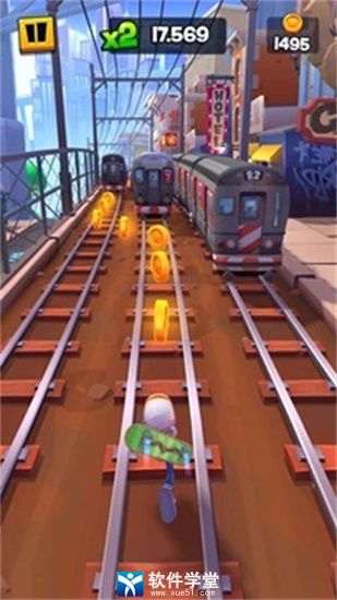 地铁跑酷滑板英雄免费版