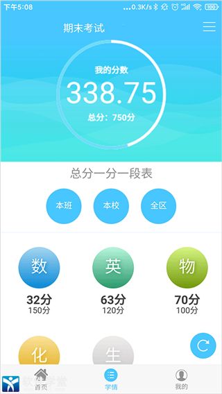 学情达成绩查询登录app