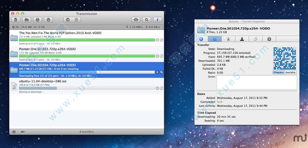 Transmission Mac版