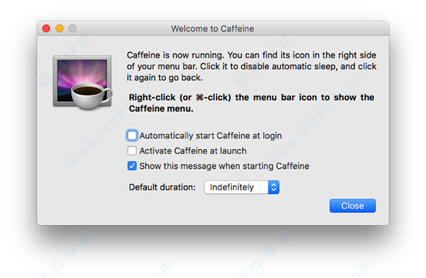 caffeine mac 下载