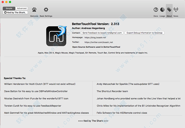 bettertouchtool 破解版