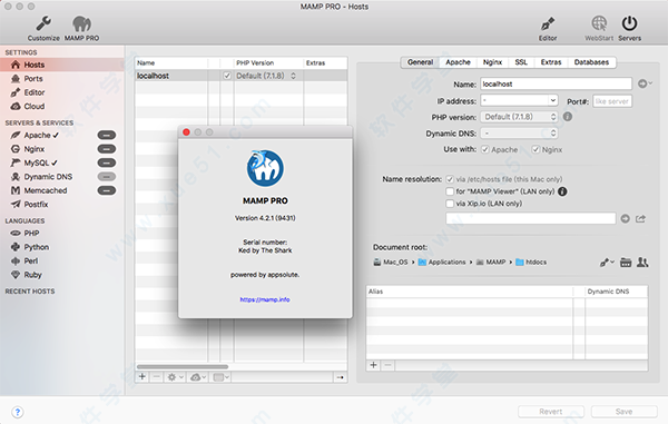 mamp pro Mac破解版