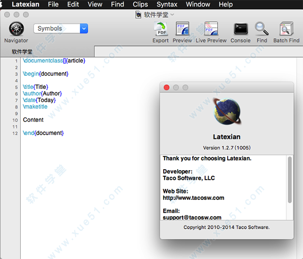 latexian for mac 破解版