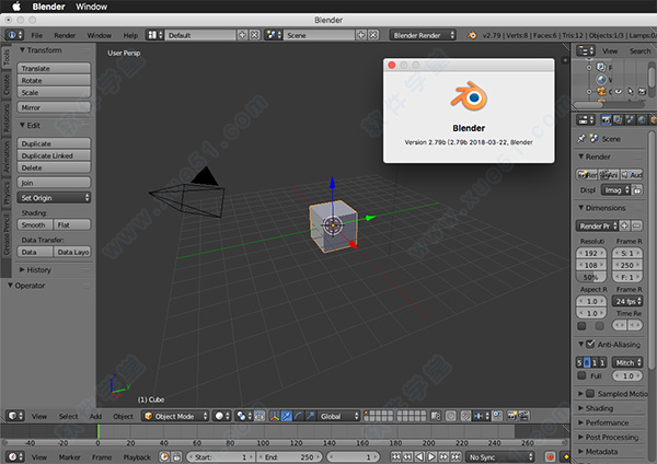 blender mac 中文