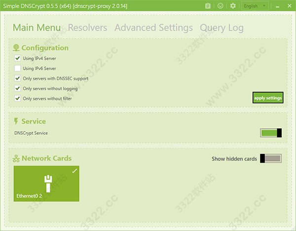 Simple DNSCrypt(dns流量加密软件)