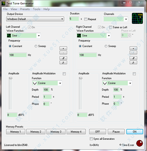 Test Tone Generator