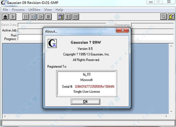 Gaussian 09W破解版