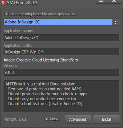 Adobe InDesign CC 2017 注册机