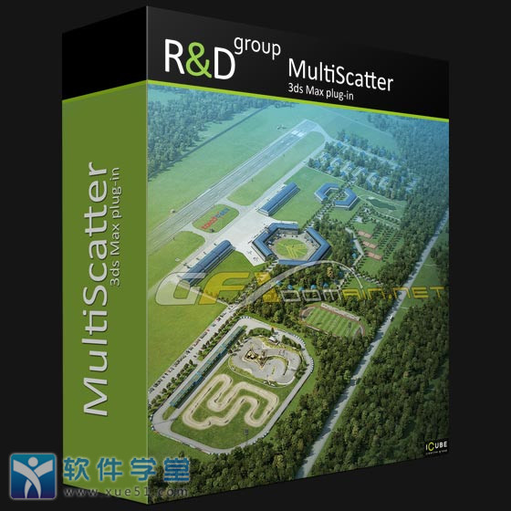 MultiScatter For 3ds Max 2014 to 2020破解版