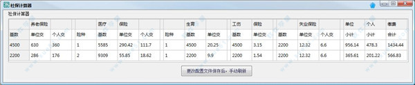 社保计算器2019