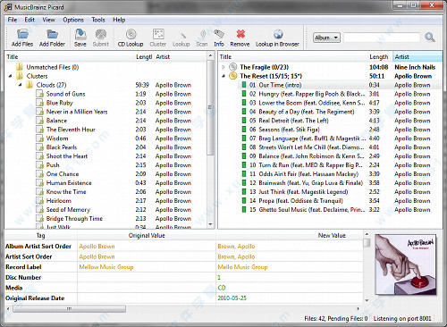 MusicBrainz Picard v2.2.1中文绿色版