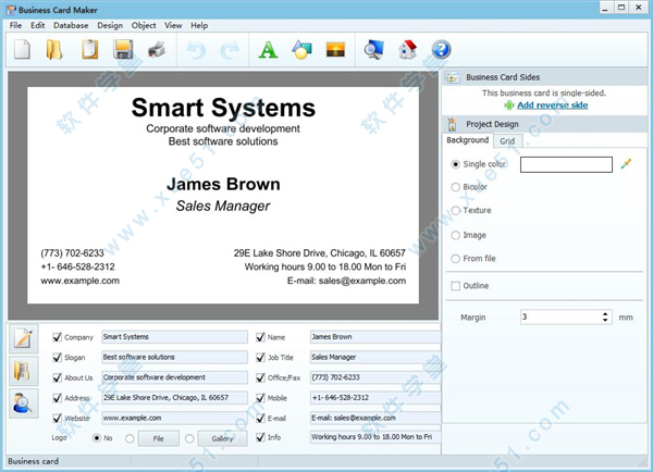 名片制作软件Business Card Maker v9.0破解版