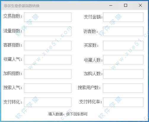 菲尔生意参谋指数转换工具免费版