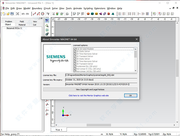 Siemens Simcenter MAGNET 2019.1(电磁场仿真软件)破解版