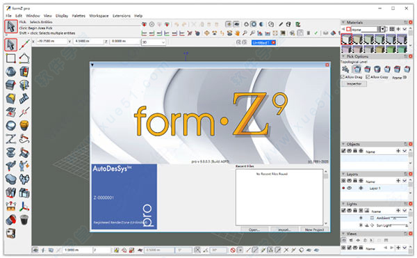 formZ Pro 9(3d绘图软件)破解版