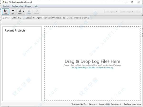 Log File Analyser 