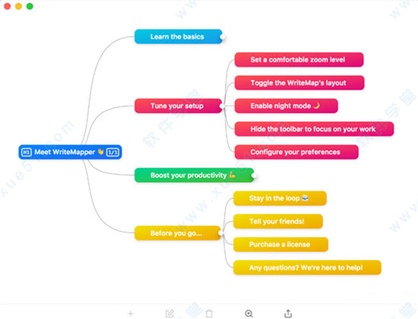 WriteMapper(思维导图软件)