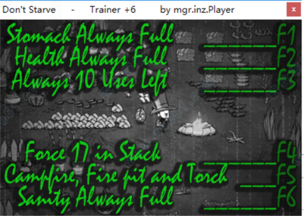 饥荒六项修改器最新版