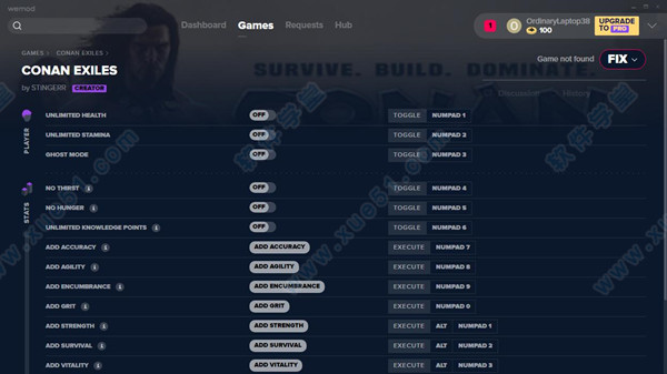 流放者柯南十七项修改器MrAntiFun版