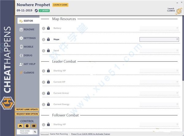 流浪先知十六项修改器